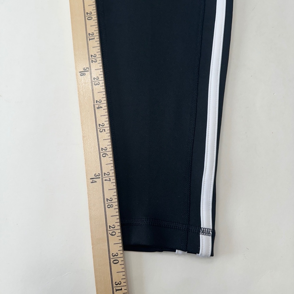Adidas Training Leggings 3-Stripe Climalite Athletic‎ Black Womens XL - Picture 8 of 12